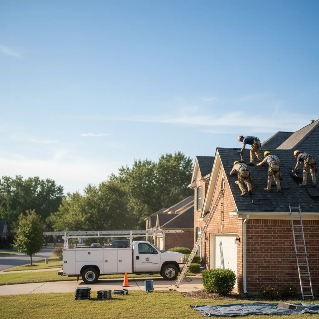 Roof Repair in Midlothian